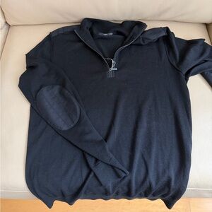 ☀️🌴NEW Z Zegna Black Zip Up Sweater